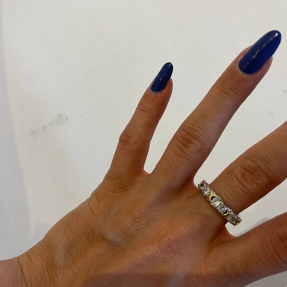 Kardelen LUXUS ZIRKONIA RING - 925 SILBER Rabatt