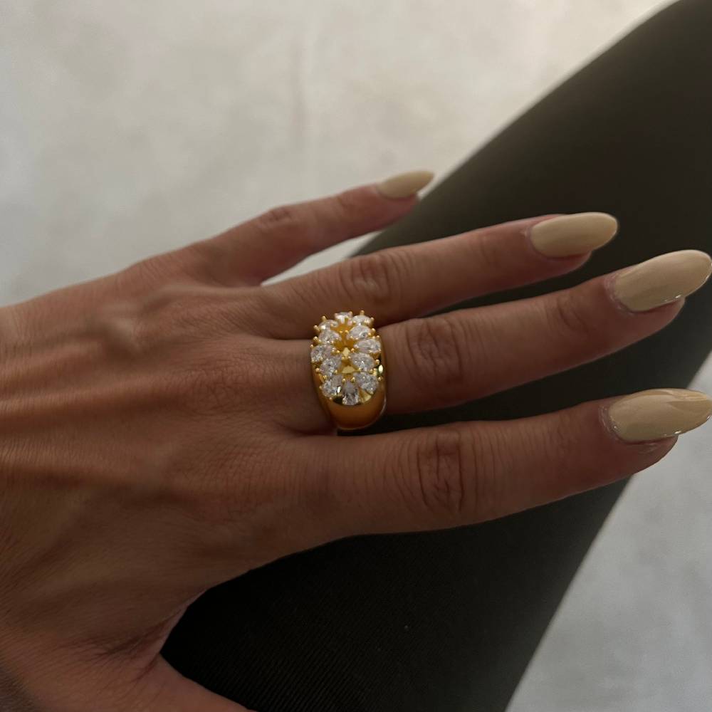 Kardelen Ferelith Zirkonia Ring - 925 SILBER Begrenztes Angebot