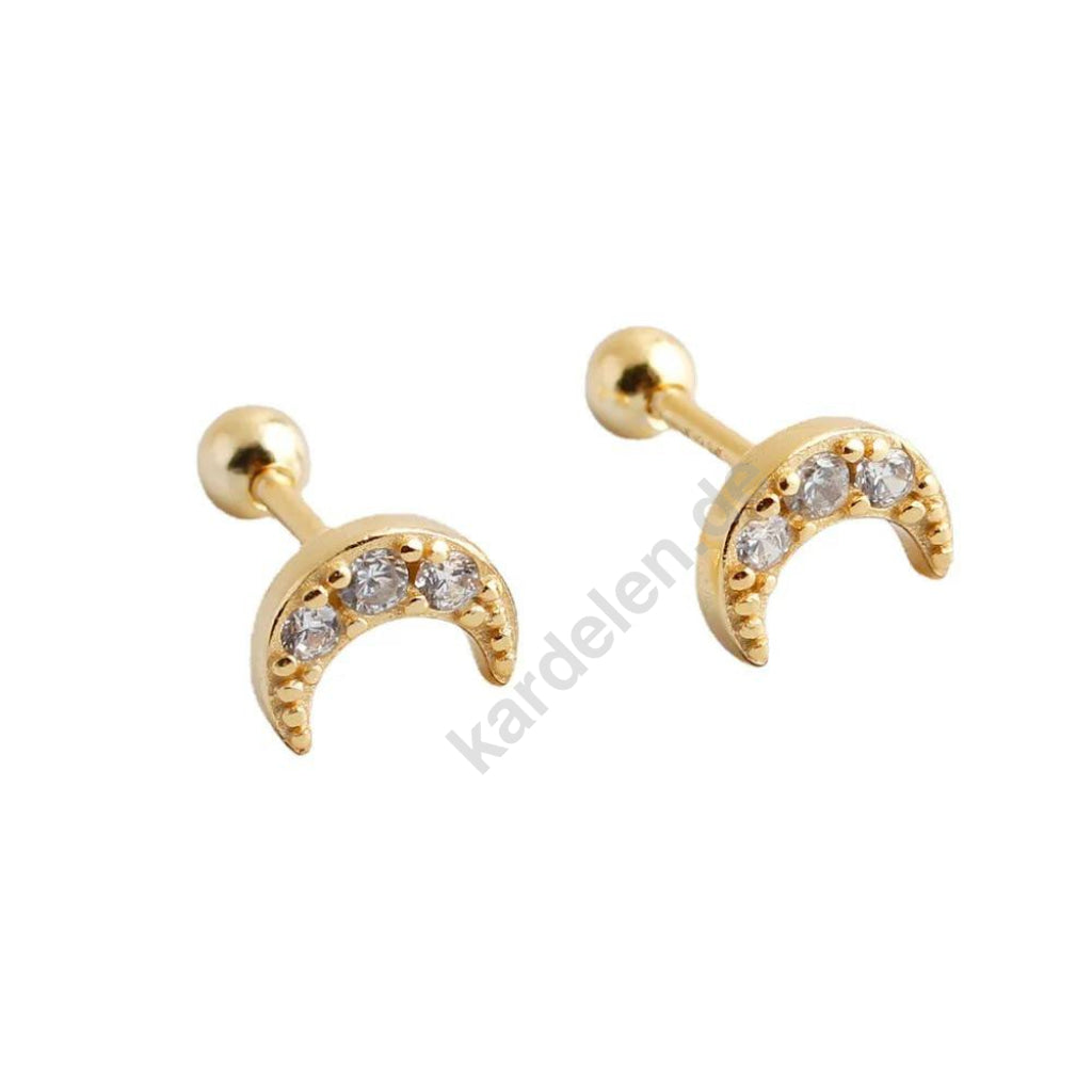 Kardelen MOON ZIRKONIA PIERCING Black Friday