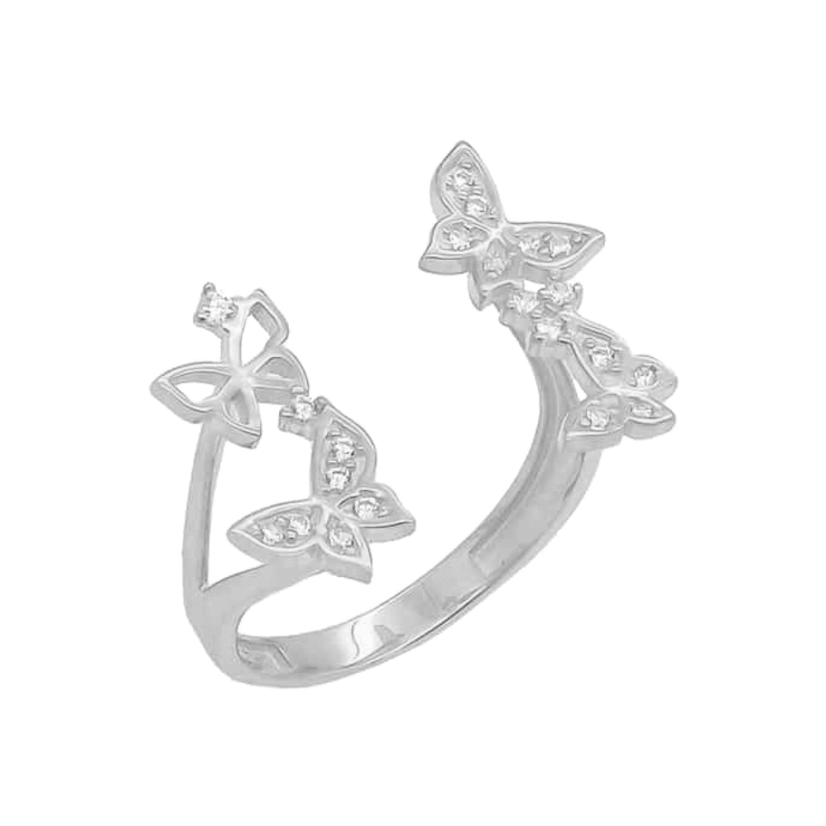 Kardelen Butterfly Ring Model2 - 925 SILBER Muttertagsangebot