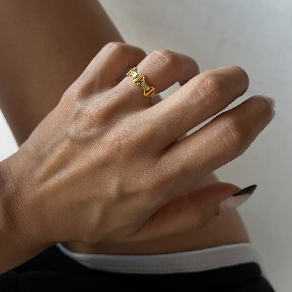 Kardelen Symbol Ring - 925 SILBER Vatertagsangebot