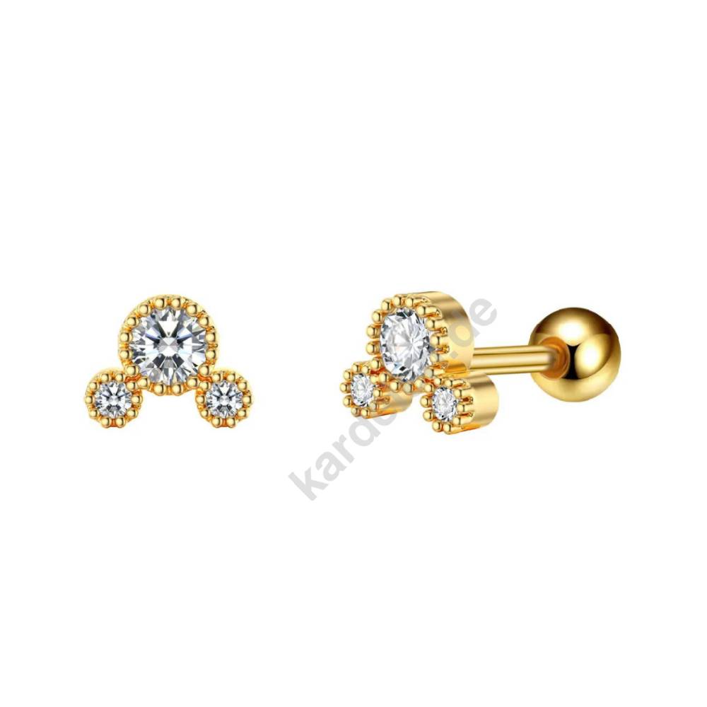 Kardelen Zirkonia Points Piercing - 925 SILBER Bestseller