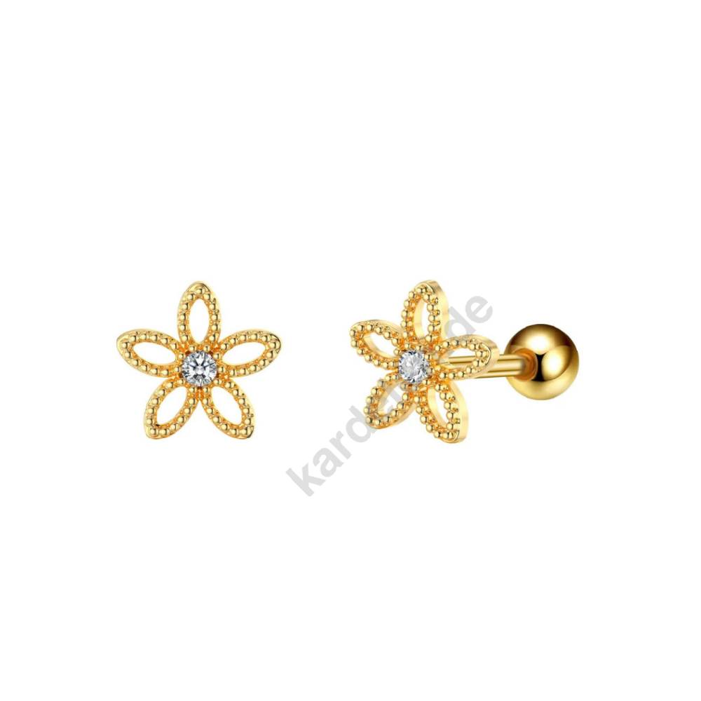 Kardelen Blume Piercing - 925 SILBER Sonderangebote