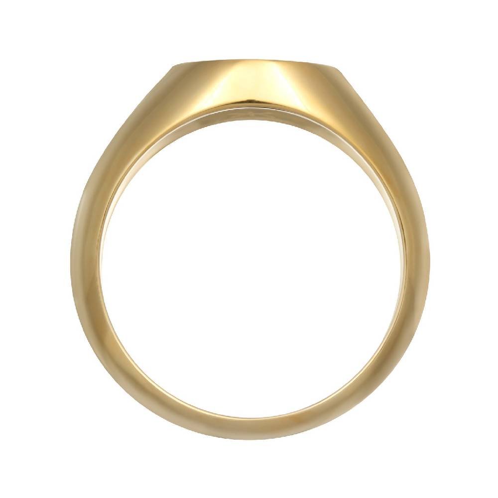 Kuzzoi Siegelring Smiling | Emaille (Blau) Online Shopping