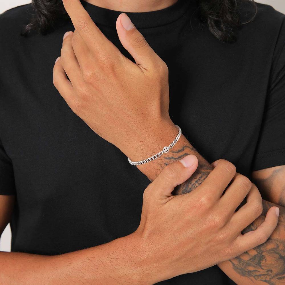Kuzzoi Panzer-Armband mit Smiling Face Exklusivangebot