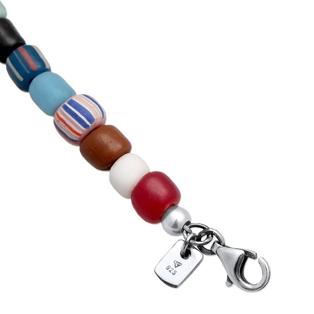 Kuzzoi Halskette Glas Beads | Süßwasserperlen Preisnachlass