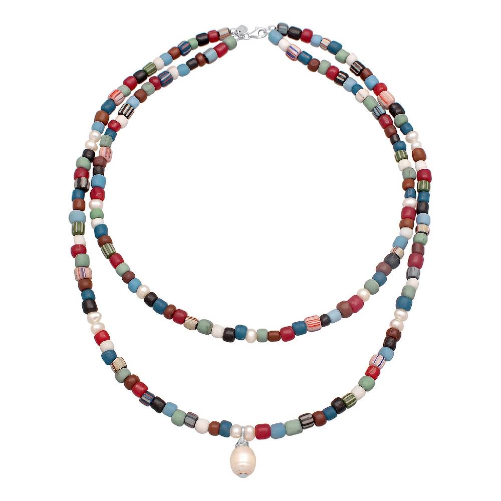 Kuzzoi Layer-Halskette Beads Weihnachtsangebot