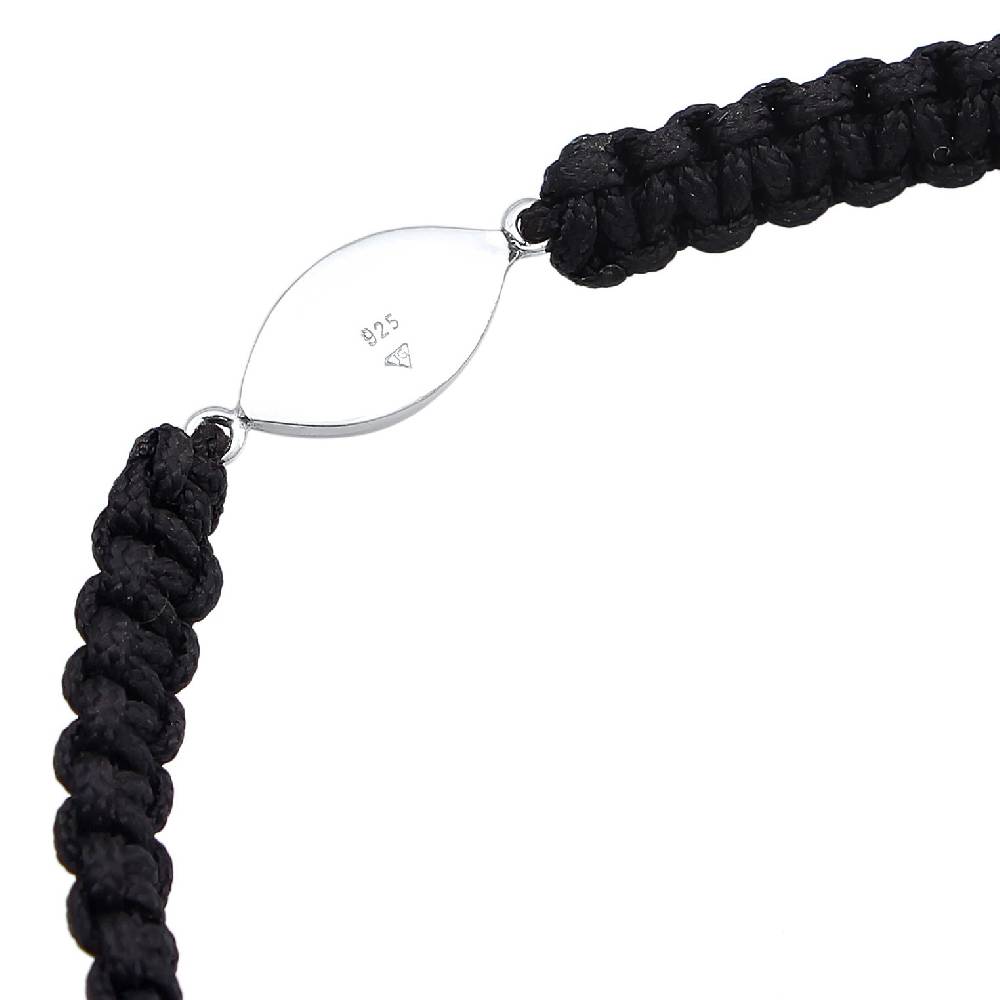 Kuzzoi Armband Evil Eye | Nylon (Schwarz) Muttertagsangebot