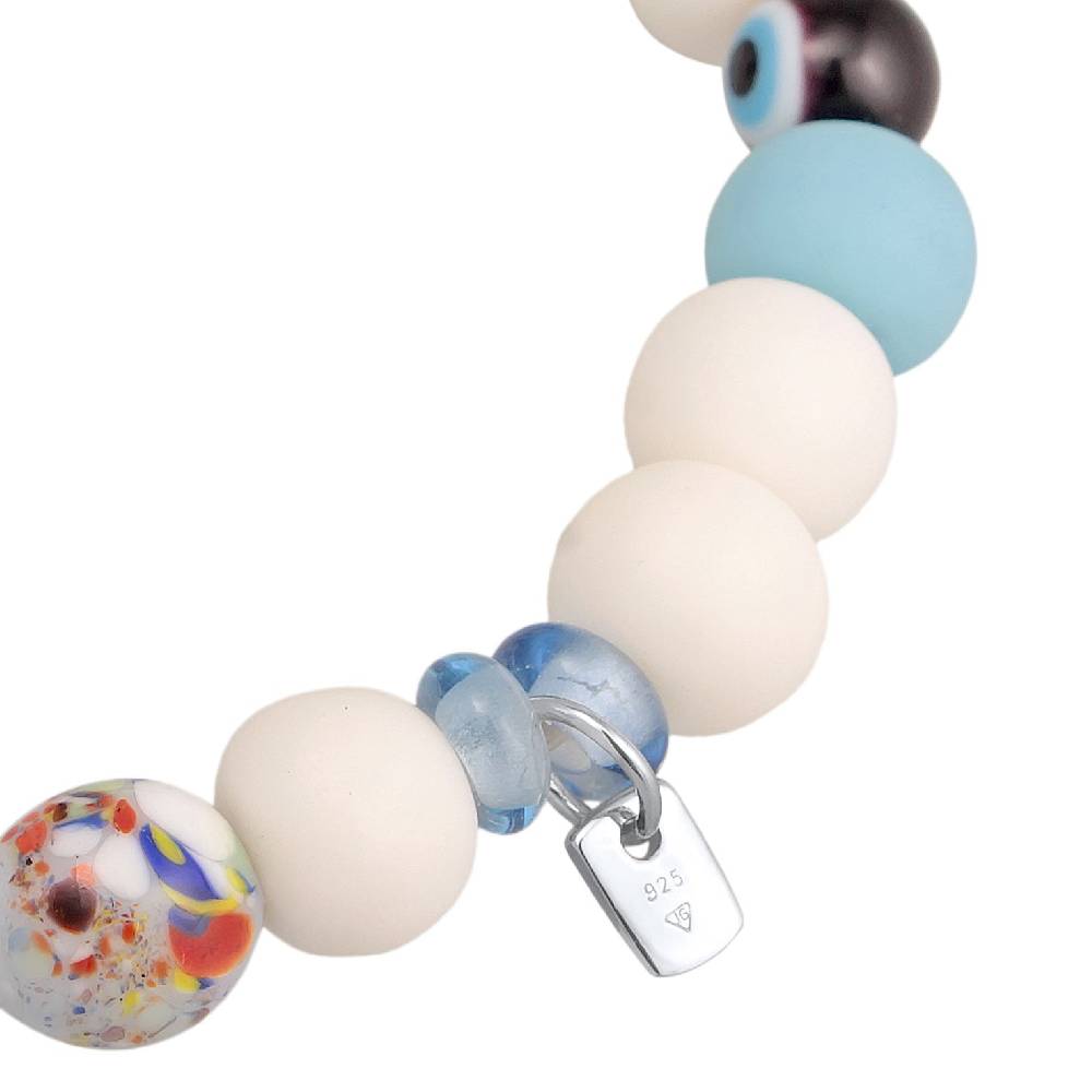 Kuzzoi Armband mit Smiling Face | Harzperlen Vatertagsangebot