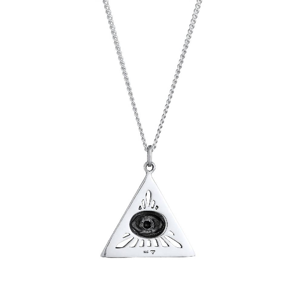 Kuzzoi Halskette Dreieck Evil Eye Lagerräumung