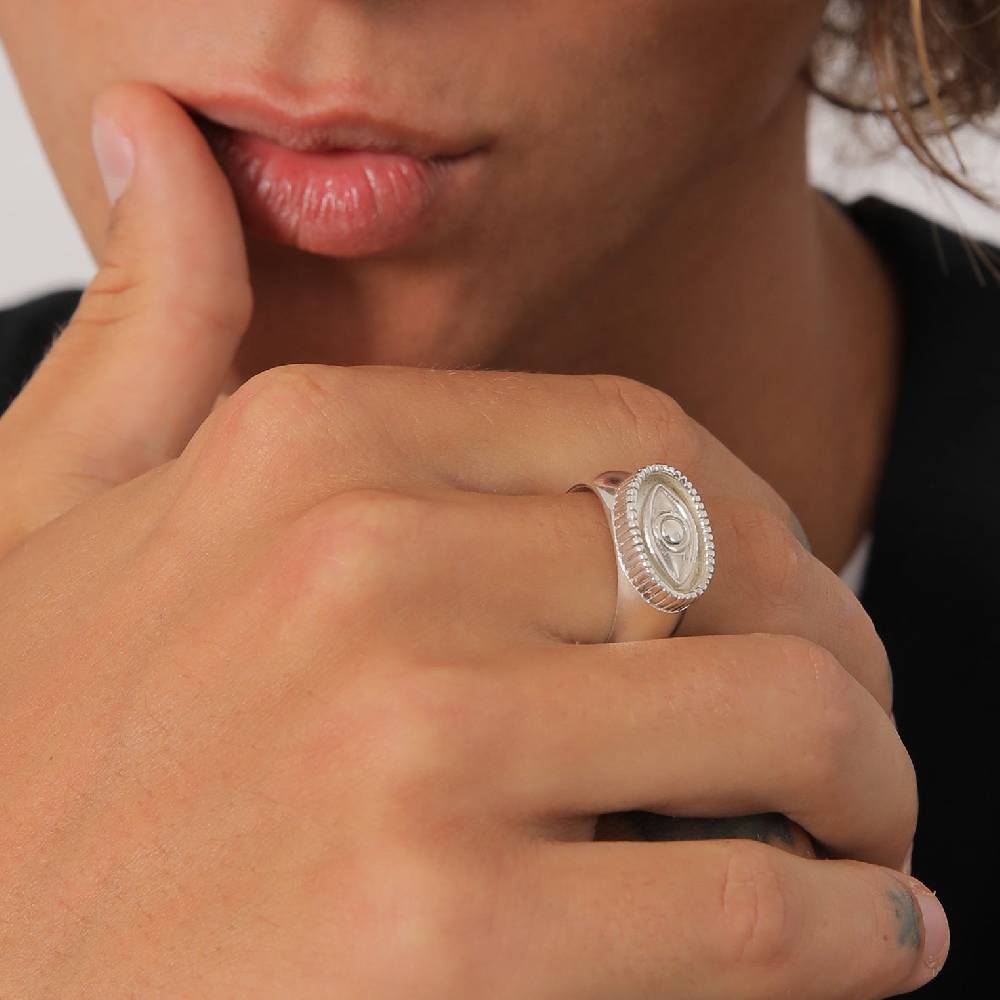 Kuzzoi Siegelring Evil Eye Top Angebot