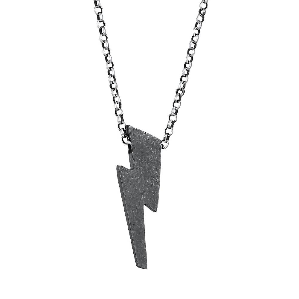Kuzzoi Halskette Blitz Oxidiert Neueste Mode