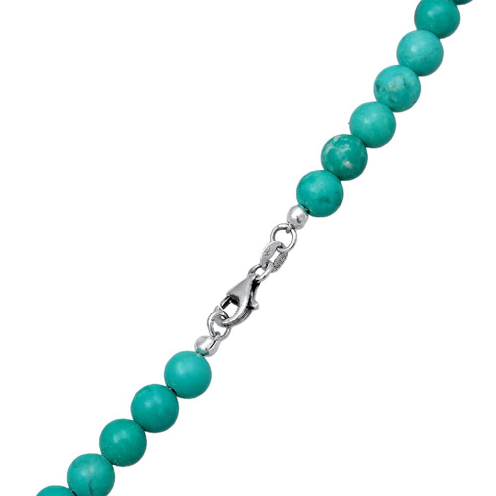 Kuzzoi Halskette Beads Vintage | Howlith (Türkis) Online Outlet