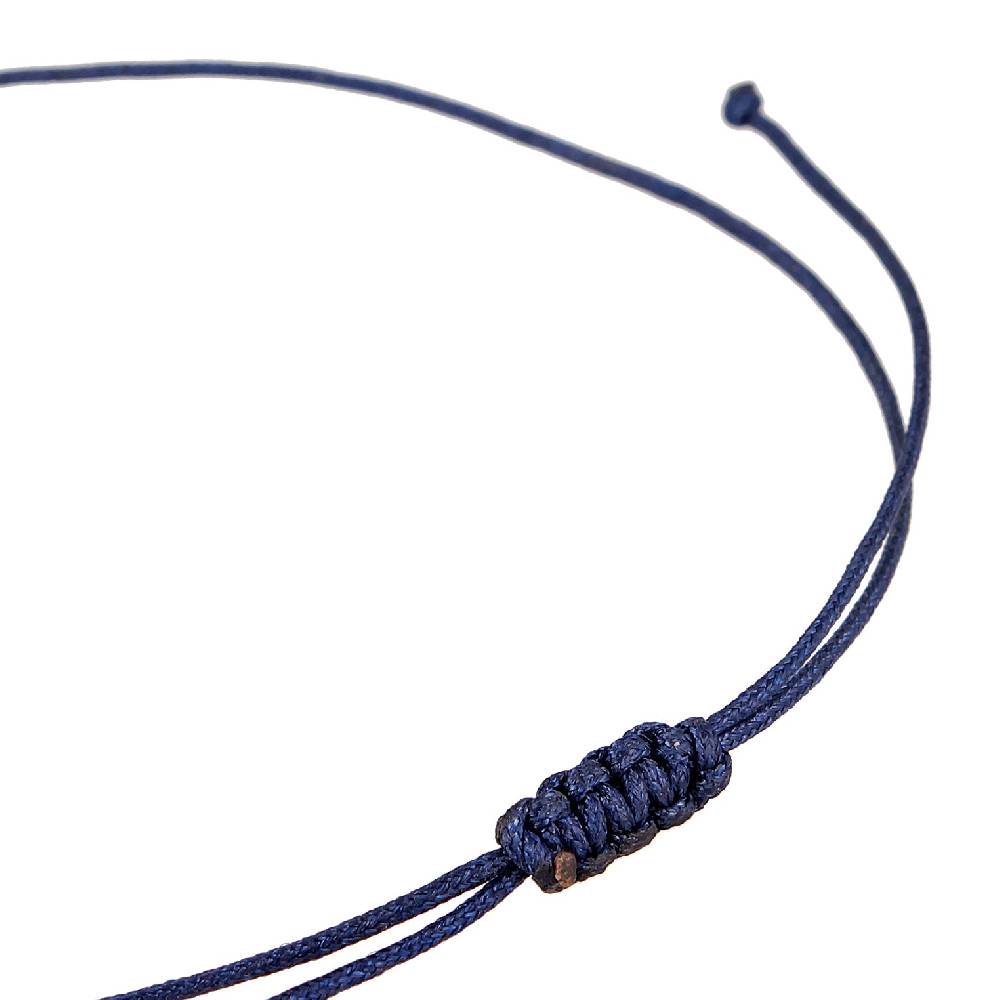 Kuzzoi Armband Evil Eye | Nylon (Blau) Zeitlich begrenztes Angebot