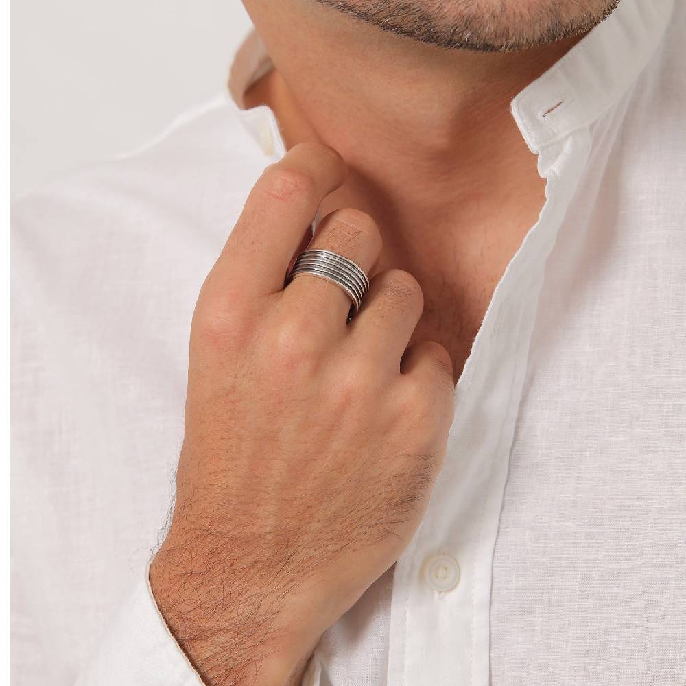 Kuzzoi Bandring Rillen | Emaille Sonderangebote