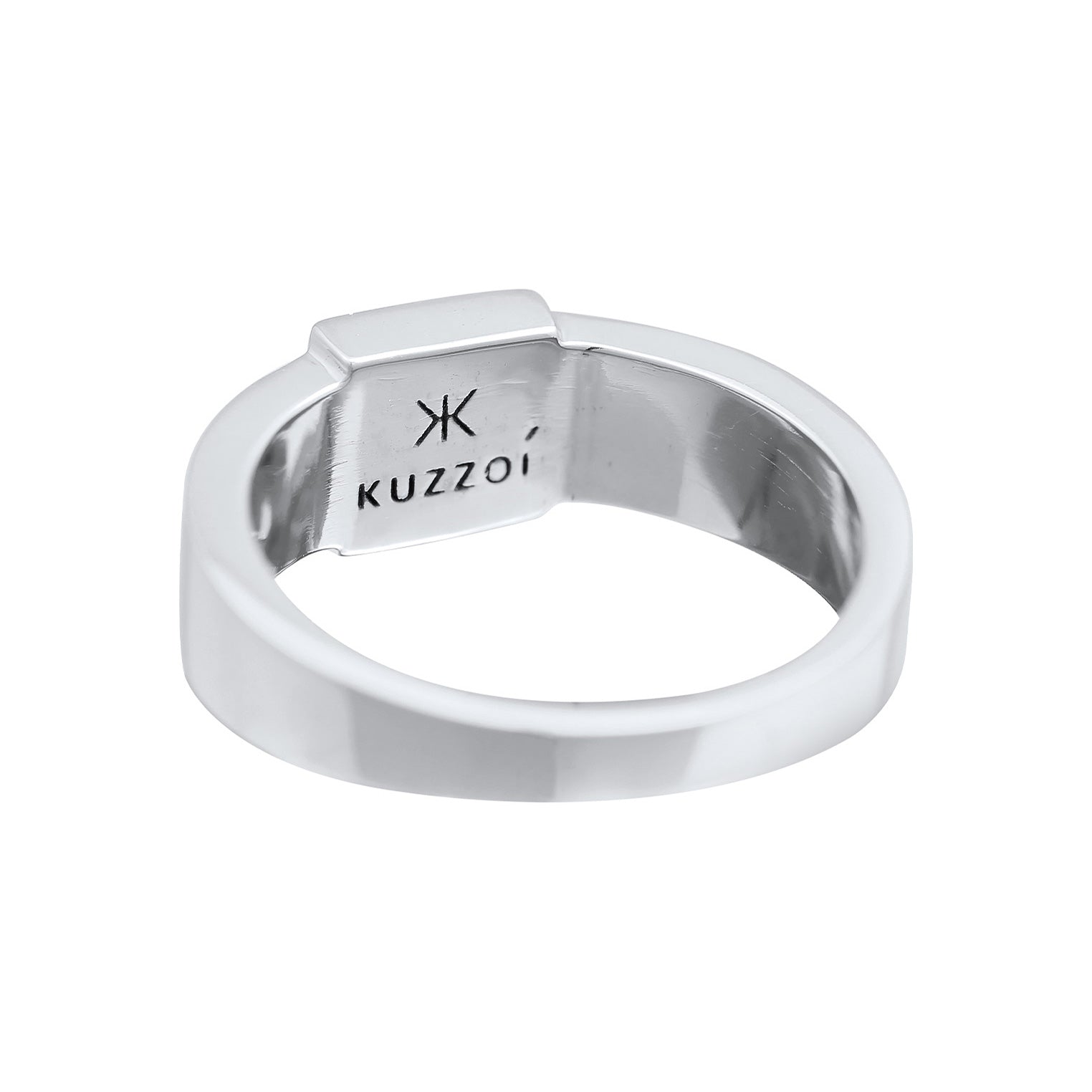 Kuzzoi Bandring Pyramide | Onyx (Schwarz) Tiefpreis