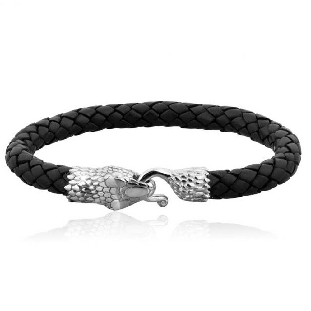 Kuzzoi Armband Schlange | Leder Super Sparpreis