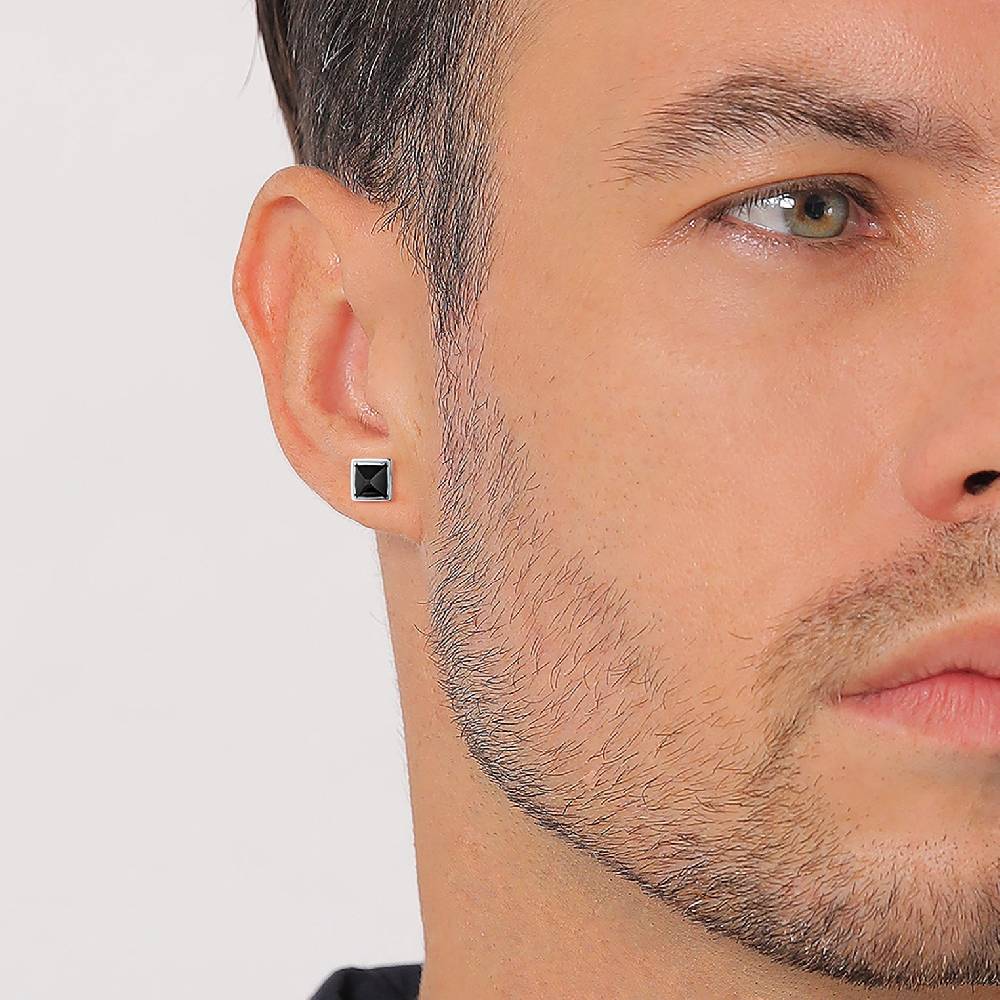Kuzzoi Ohrstecker Pyramide | Onyx (Schwarz) JETZT KAUFEN