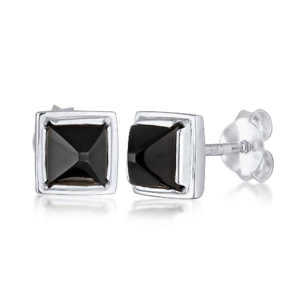 Kuzzoi Ohrstecker Pyramide | Onyx (Schwarz) JETZT KAUFEN