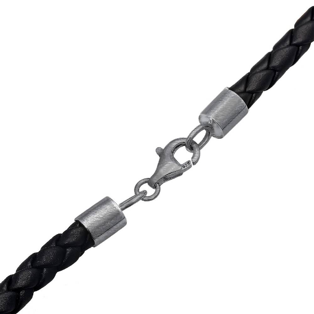 Kuzzoi Halskette Kreuz | Leder 50% Rabatt mit kostenlosem Versand