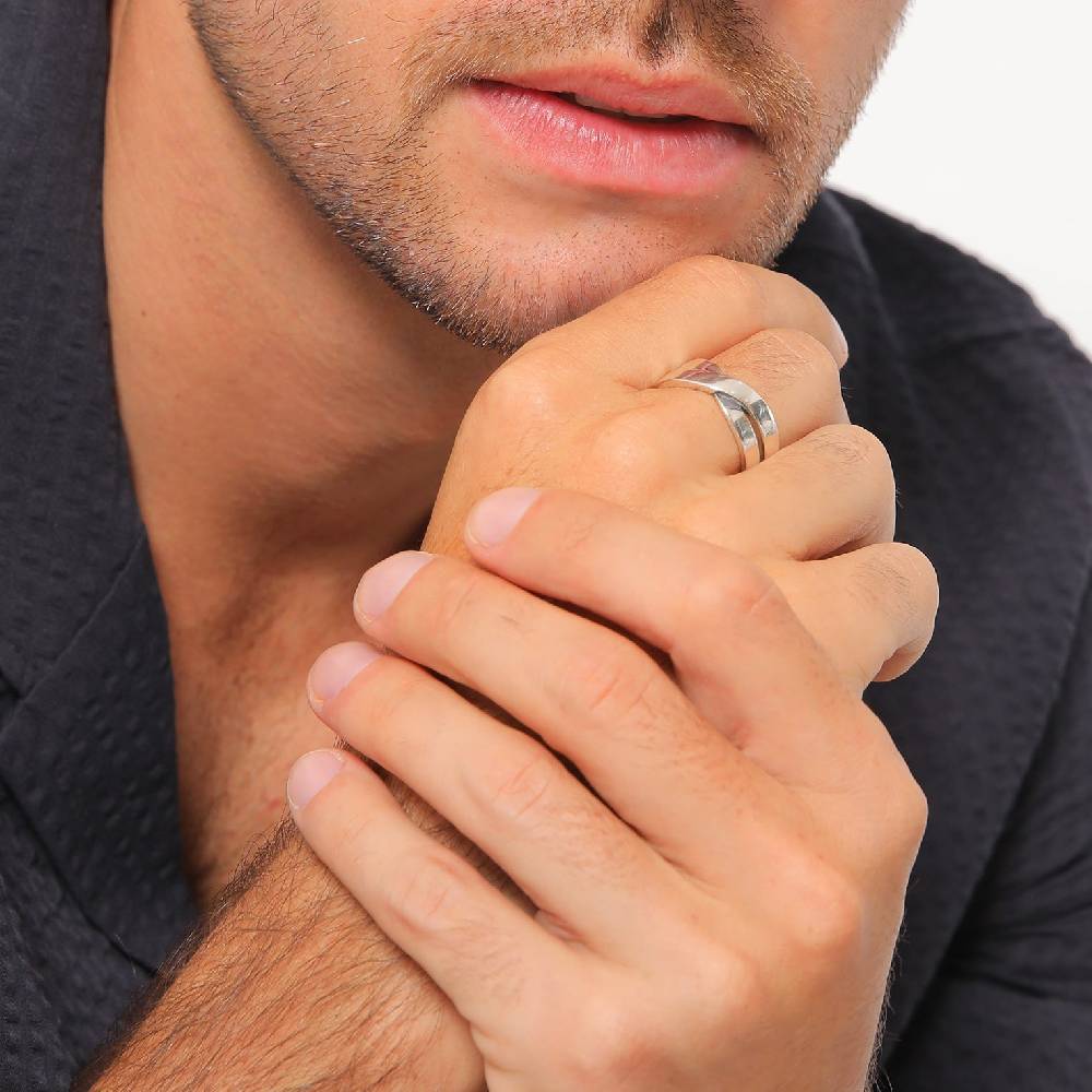 Kuzzoi Ring Kreuz Rabatt