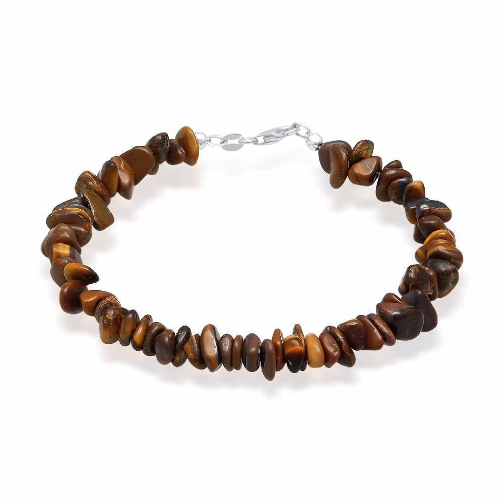 Kuzzoi Armband Splitter Natur | Tigerauge Edelsteine Jubiläumsangebot