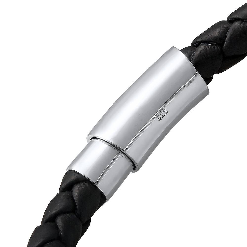 Kuzzoi Armband Kugel | Leder, Tigerauge (Braun) Zeitlich begrenztes Angebot