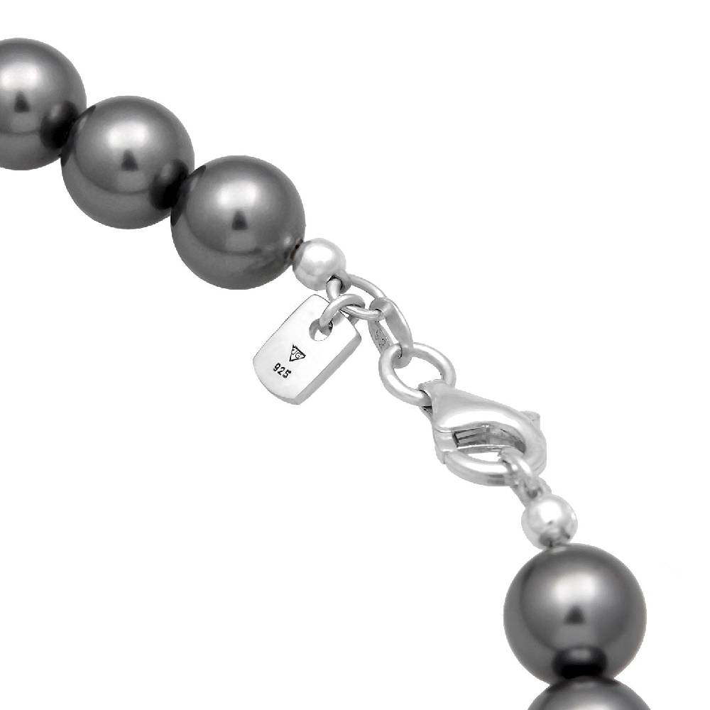 Kuzzoi Halskette | Perlen (Anthrazit) Blitzangebot