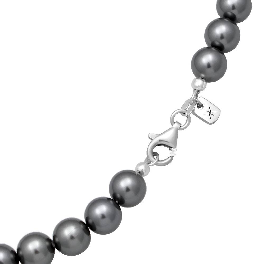 Kuzzoi Halskette | Perlen (Anthrazit) Blitzangebot