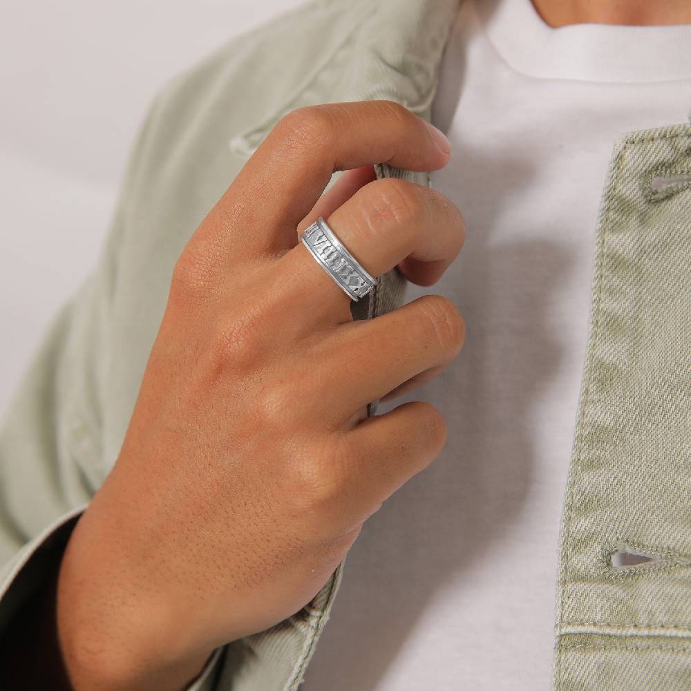 Kuzzoi Ring Römische Zahlen Jubiläumsangebot