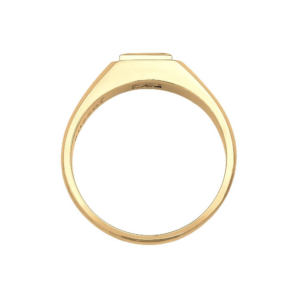 Kuzzoi Siegelring Quadrat | Topas (Weiß) Zeitbegrenzte Promotion