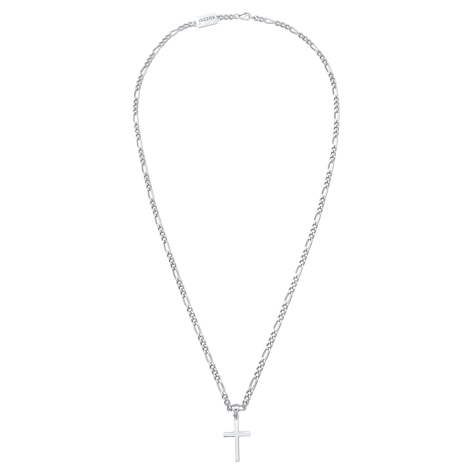 Kuzzoi Figaro-Halskette Kreuz Anhänger Black Friday Preise