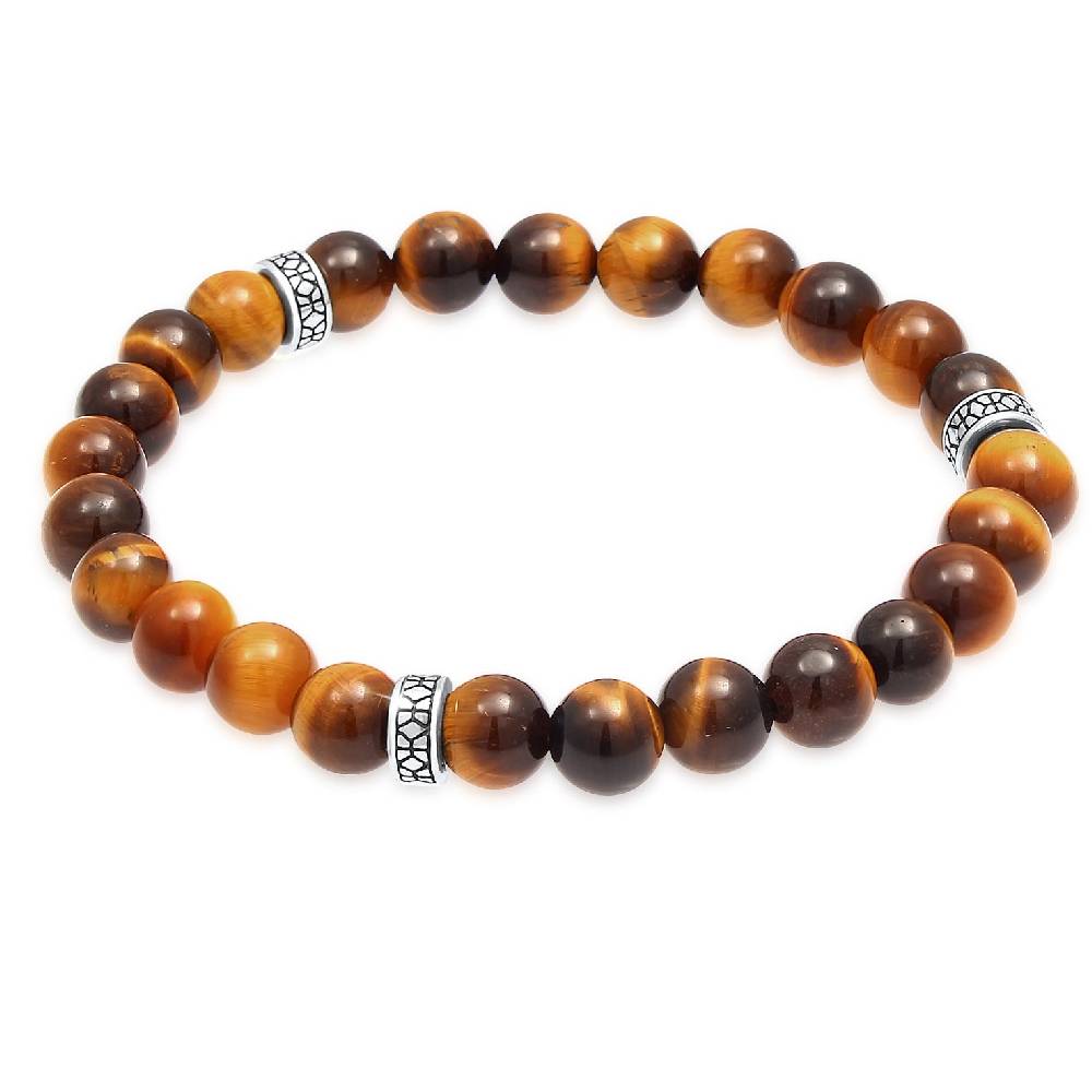 Kuzzoi Armband Vintage | Tigerauge (Braun) Flash Sale
