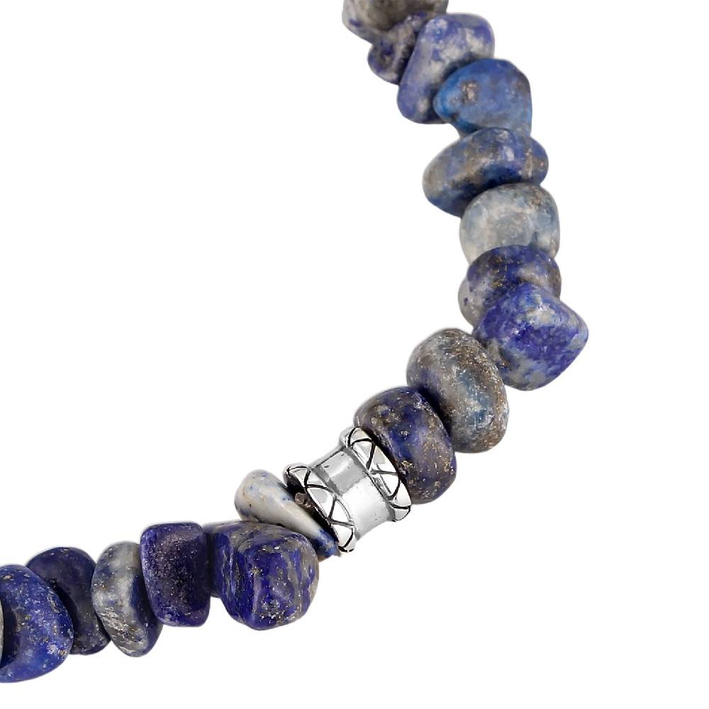 Kuzzoi Armband Beads Vintage | Lapiz Lazuli Steine (Blau) Riesige Ersparnisse