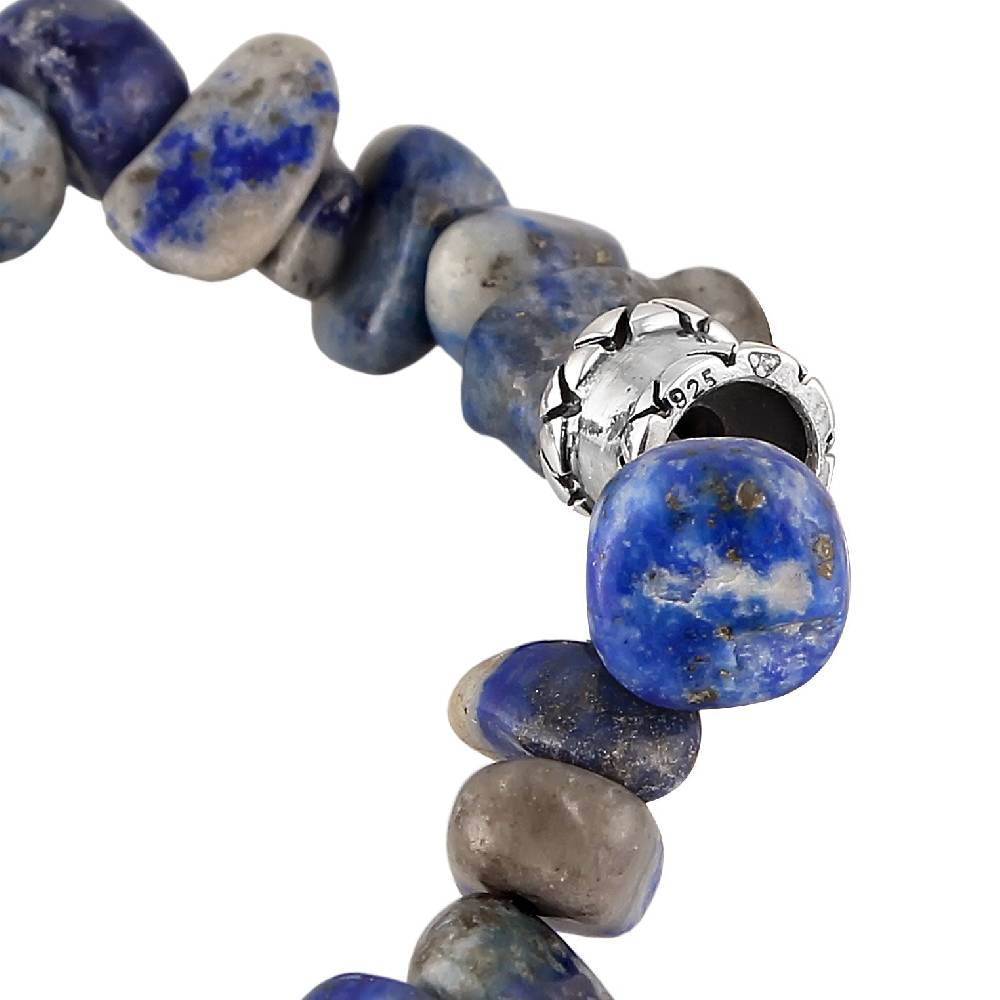 Kuzzoi Armband Beads Vintage | Lapiz Lazuli Steine (Blau) Riesige Ersparnisse