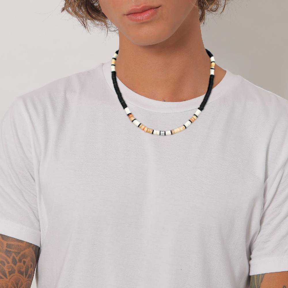 Kuzzoi Halskette Vintage | Heishi Perlen VIP-Rabatte