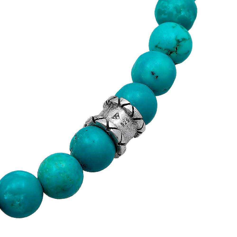 Kuzzoi Armband Beads | Howlith (Türkis) Cyber Monday
