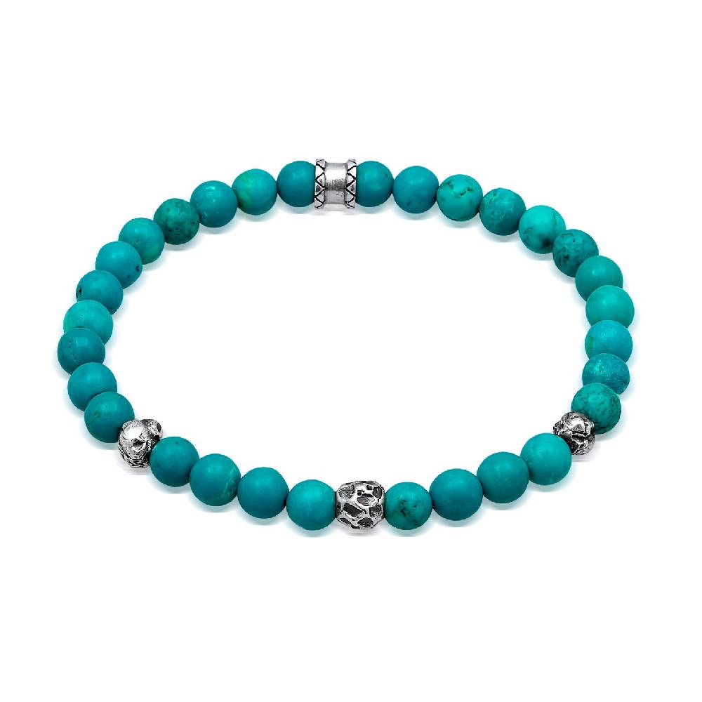 Kuzzoi Armband Beads | Howlith (Türkis) Cyber Monday