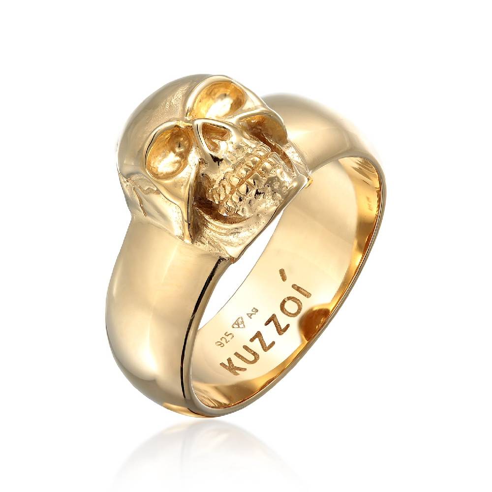 Kuzzoi Siegelring Totenkopf Online Outlet