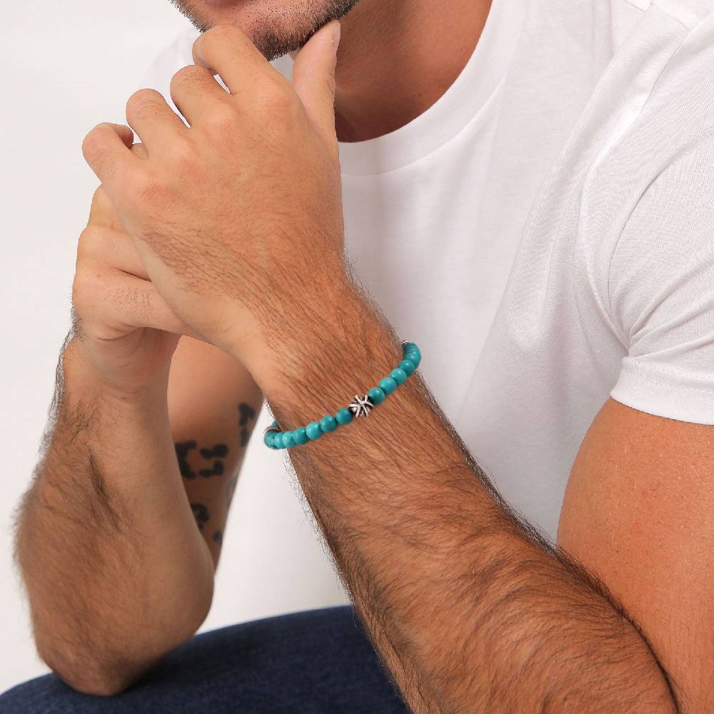 Kuzzoi Armband Bead | Howlith (Türkis) Tägliche Deals