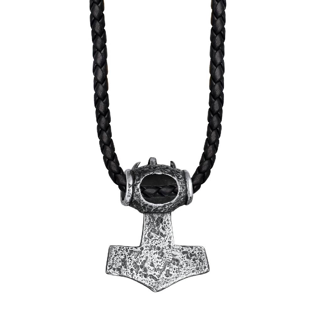 Kuzzoi Halskette Hammer | Leder Letzte 2 Tage