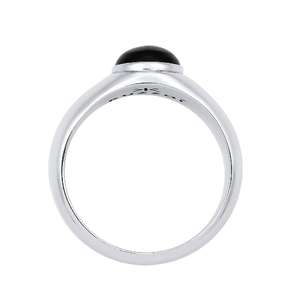 Kuzzoi Siegelring Oval | Onyx (Schwarz) Limitierter Zeitrabatt