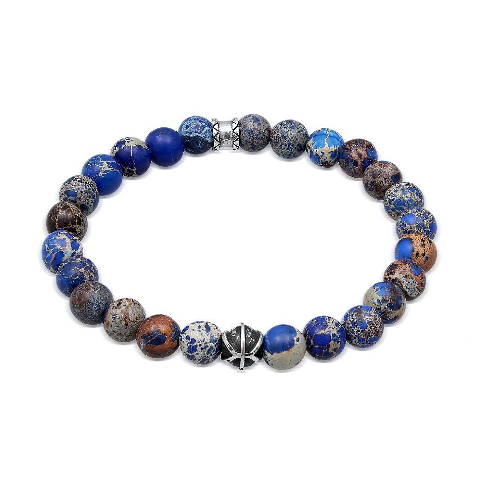 Kuzzoi Armband Kugeln | Achat (Blau) Flash Sale