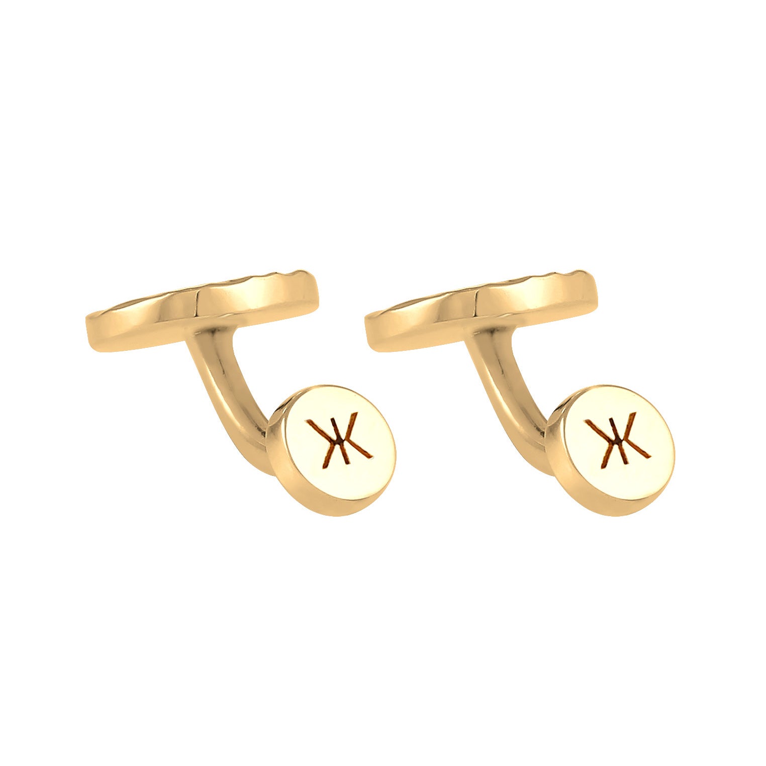 Kuzzoi Manschettenknopf Gehämmert Top Angebot