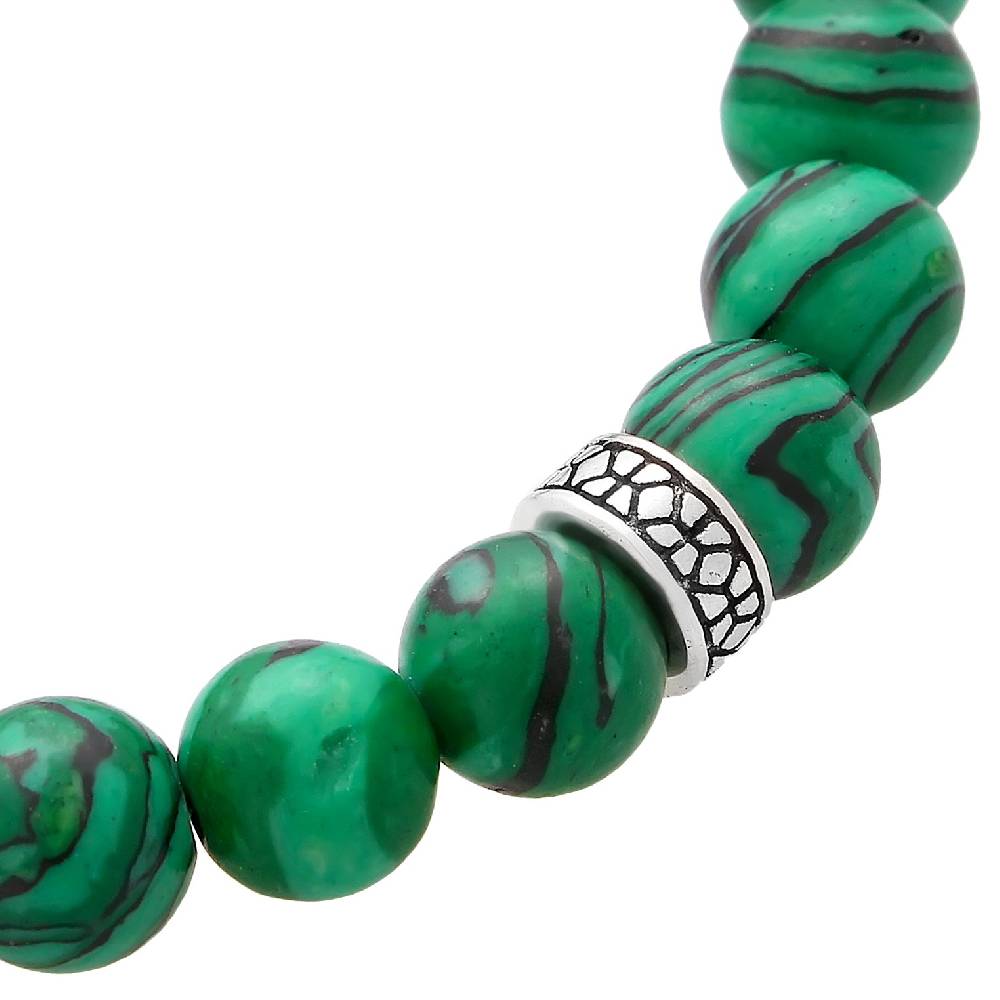 Kuzzoi Armband | Malachit (synth.) Kauf eins, bekomm eins gratis