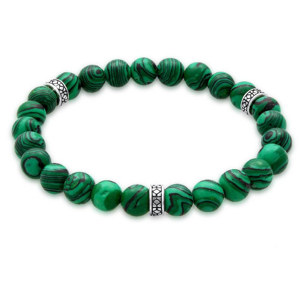 Kuzzoi Armband | Malachit (synth.) Kauf eins, bekomm eins gratis