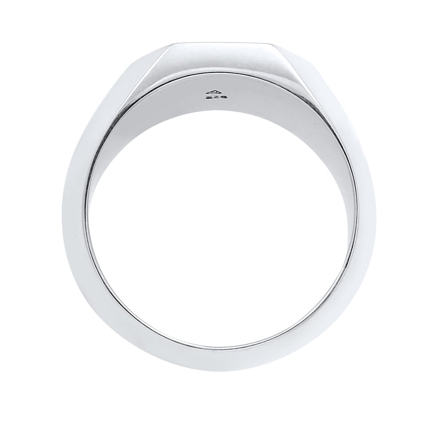 Kuzzoi Siegelring Geo | Emaille (Schwarz) Tiefpreis