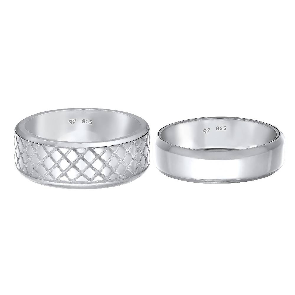 Kuzzoi Bandring 2er Set Struktur Letzte 3 Tage