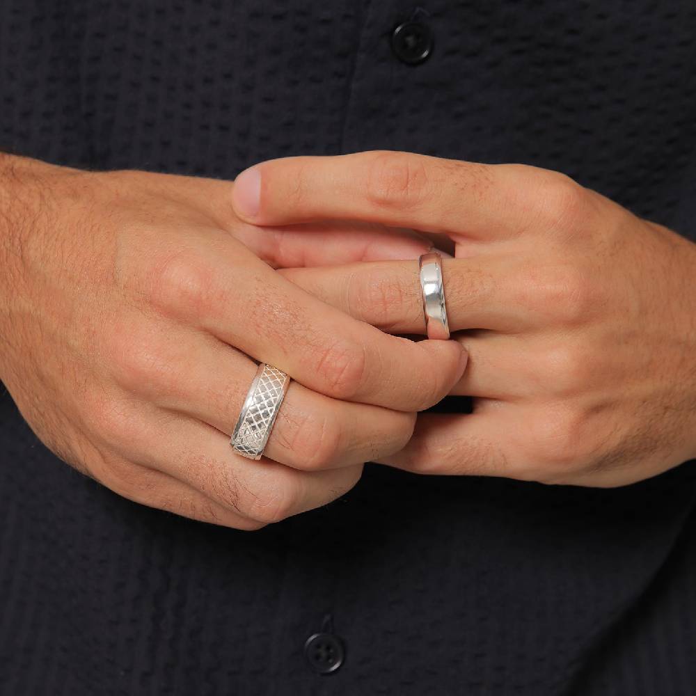 Kuzzoi Bandring 2er Set Struktur Letzte 3 Tage