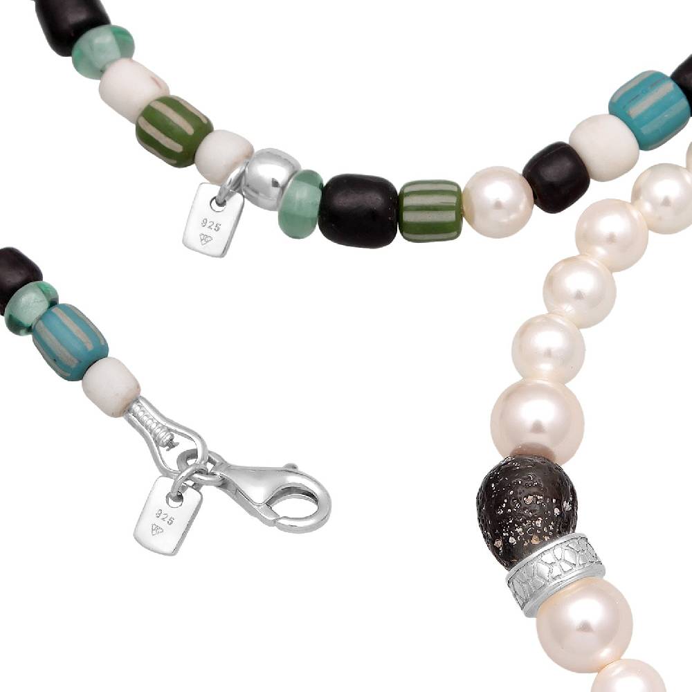 Kuzzoi Schmuckset Beads Boho | Muschelkernperlen Vierteljährliche Förderung